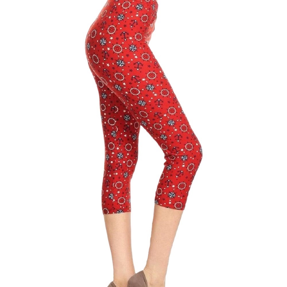 Anchor & Compass Capri Leggings